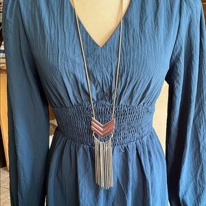 Lane Bryant silver tone Necklace. 42"